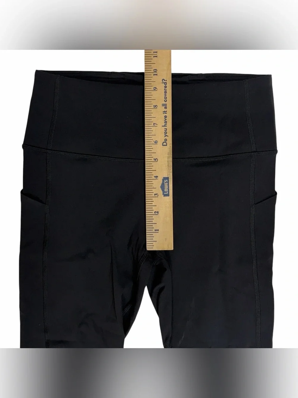 Lululemon Leggings Women 6 Black Pace Rival High-Rise Crop 22